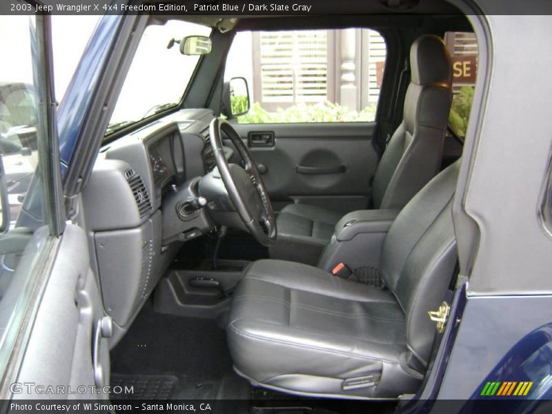 Patriot Blue / Dark Slate Gray 2003 Jeep Wrangler X 4x4 Freedom Edition