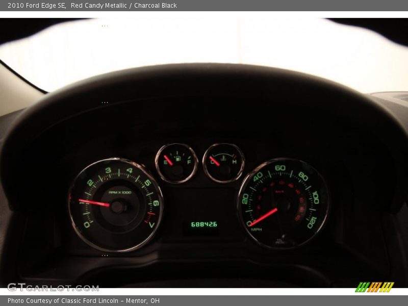 Red Candy Metallic / Charcoal Black 2010 Ford Edge SE