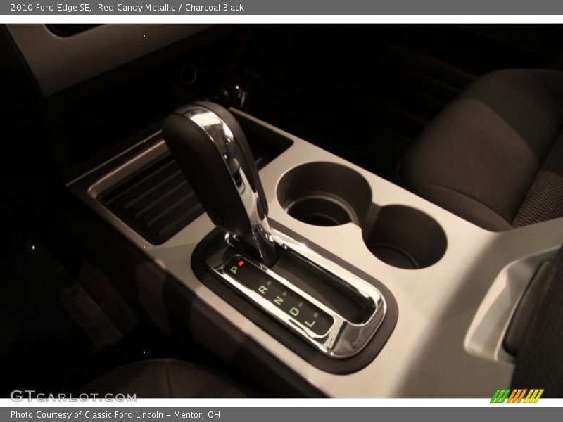 Red Candy Metallic / Charcoal Black 2010 Ford Edge SE
