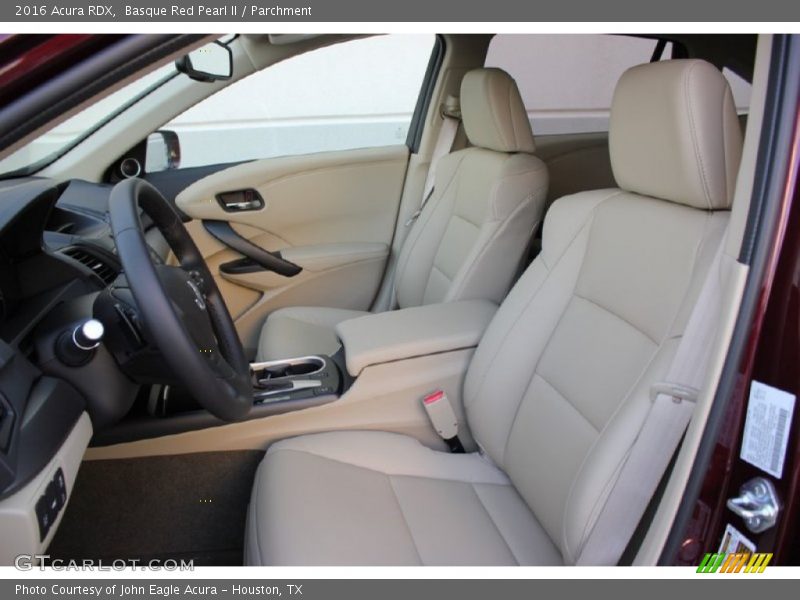 Front Seat of 2016 RDX 