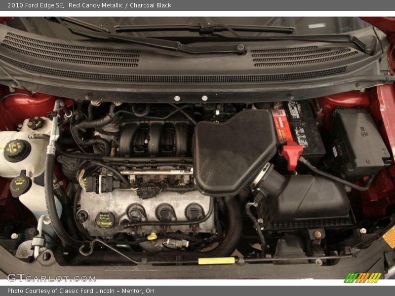 Red Candy Metallic / Charcoal Black 2010 Ford Edge SE
