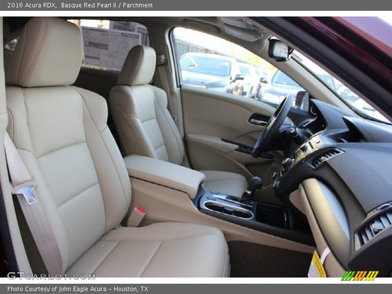 Front Seat of 2016 RDX 