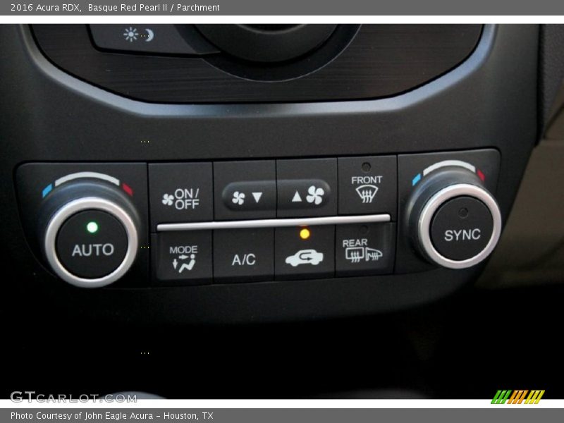Controls of 2016 RDX 