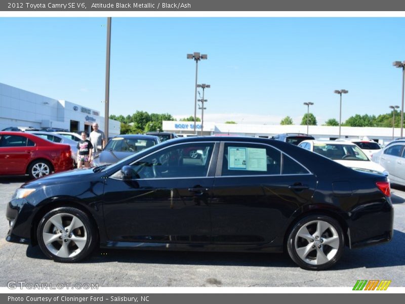 Attitude Black Metallic / Black/Ash 2012 Toyota Camry SE V6