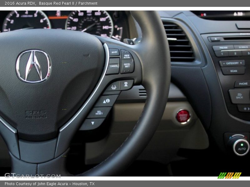 Controls of 2016 RDX 