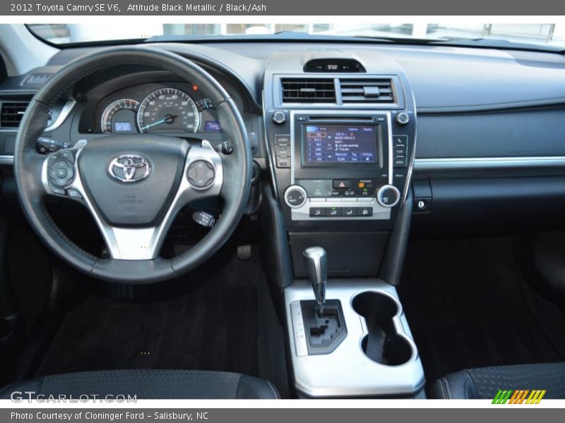 Attitude Black Metallic / Black/Ash 2012 Toyota Camry SE V6