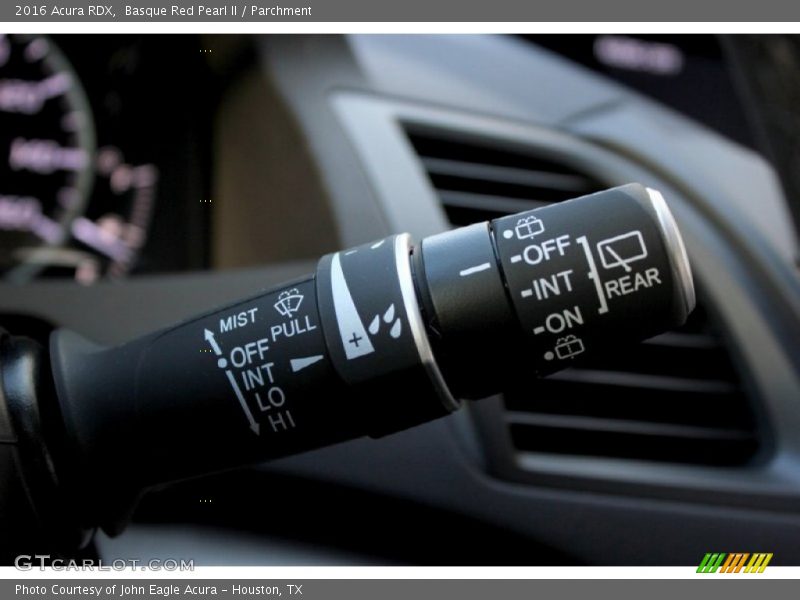 Controls of 2016 RDX 