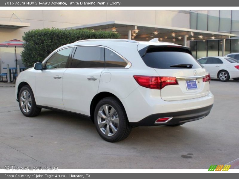 White Diamond Pearl / Ebony 2016 Acura MDX SH-AWD Advance