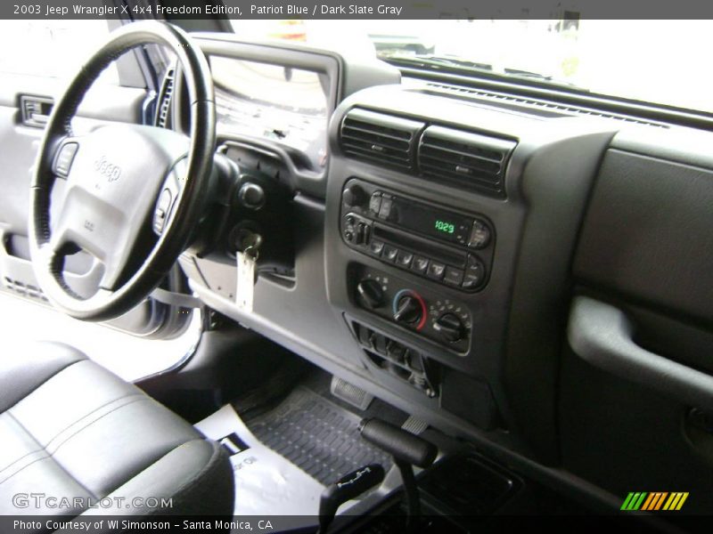 Patriot Blue / Dark Slate Gray 2003 Jeep Wrangler X 4x4 Freedom Edition