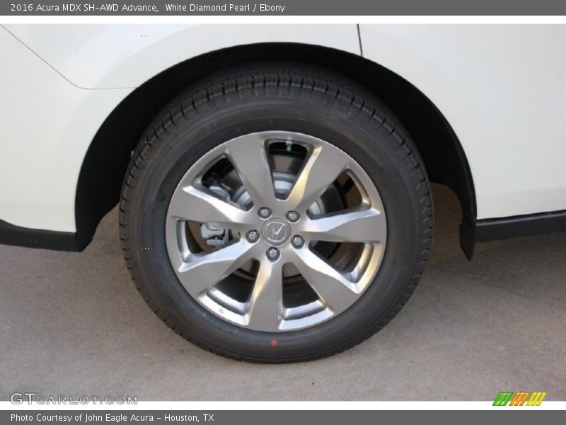 White Diamond Pearl / Ebony 2016 Acura MDX SH-AWD Advance