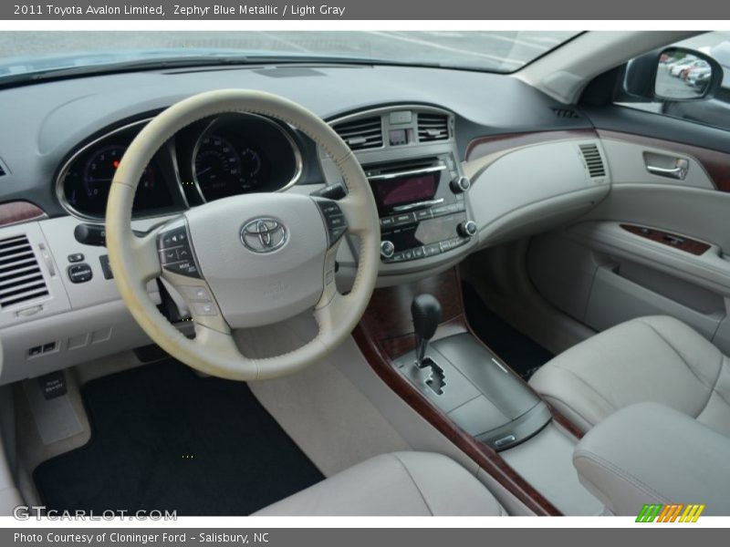 Zephyr Blue Metallic / Light Gray 2011 Toyota Avalon Limited