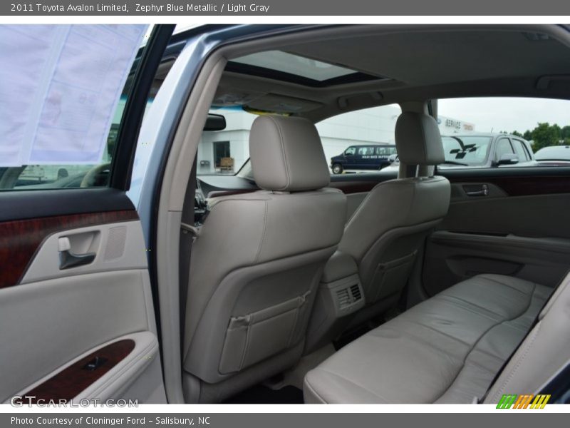 Zephyr Blue Metallic / Light Gray 2011 Toyota Avalon Limited
