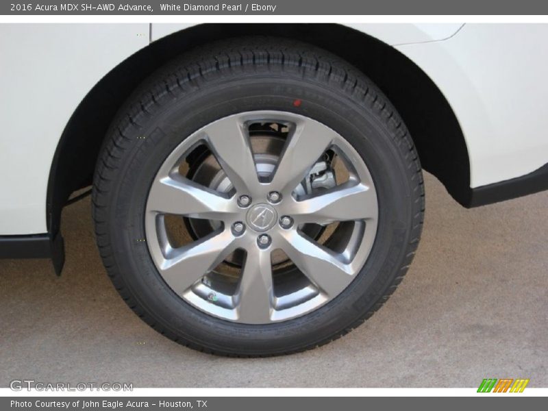White Diamond Pearl / Ebony 2016 Acura MDX SH-AWD Advance