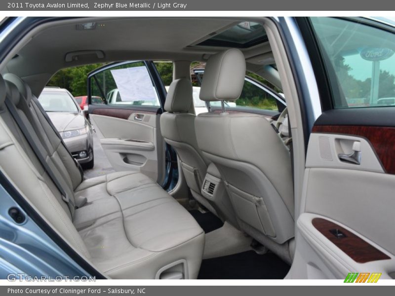 Zephyr Blue Metallic / Light Gray 2011 Toyota Avalon Limited