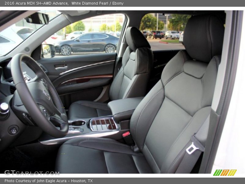 White Diamond Pearl / Ebony 2016 Acura MDX SH-AWD Advance