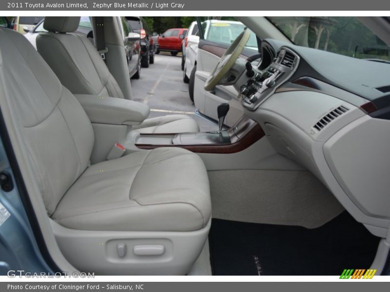 Zephyr Blue Metallic / Light Gray 2011 Toyota Avalon Limited