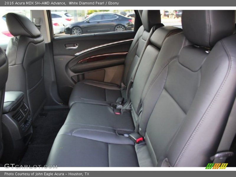 White Diamond Pearl / Ebony 2016 Acura MDX SH-AWD Advance