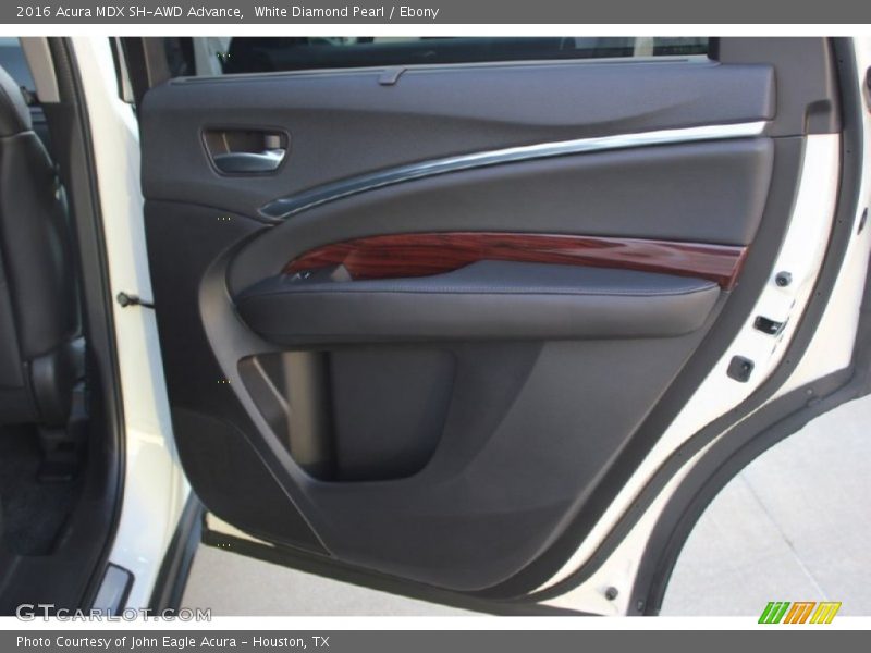White Diamond Pearl / Ebony 2016 Acura MDX SH-AWD Advance