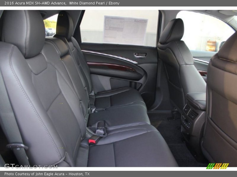 White Diamond Pearl / Ebony 2016 Acura MDX SH-AWD Advance