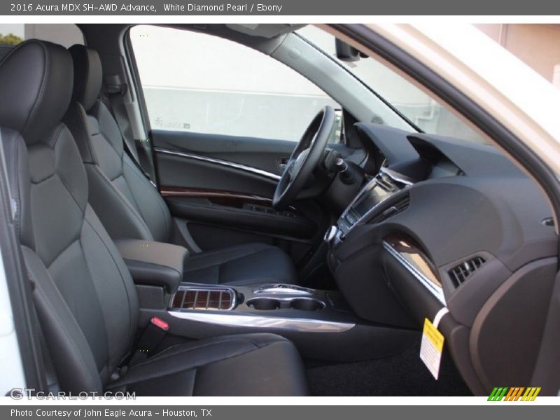 White Diamond Pearl / Ebony 2016 Acura MDX SH-AWD Advance