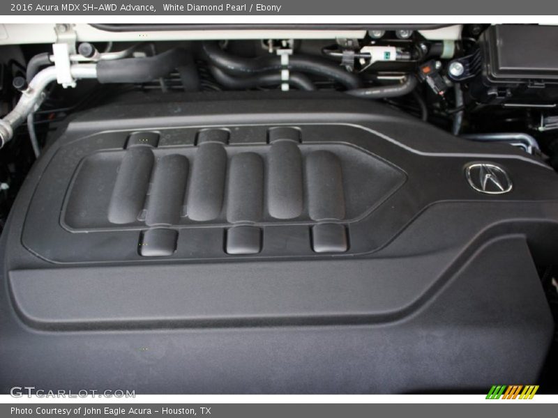White Diamond Pearl / Ebony 2016 Acura MDX SH-AWD Advance