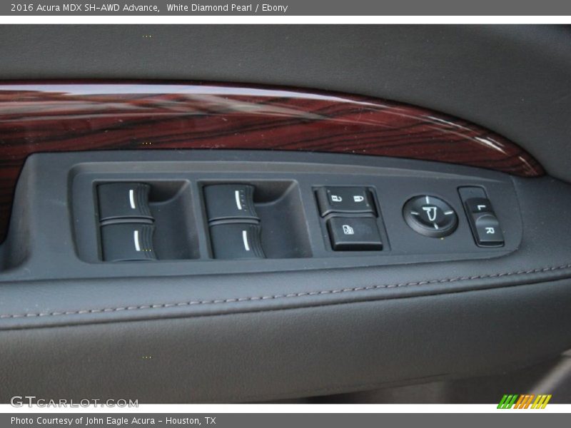 White Diamond Pearl / Ebony 2016 Acura MDX SH-AWD Advance