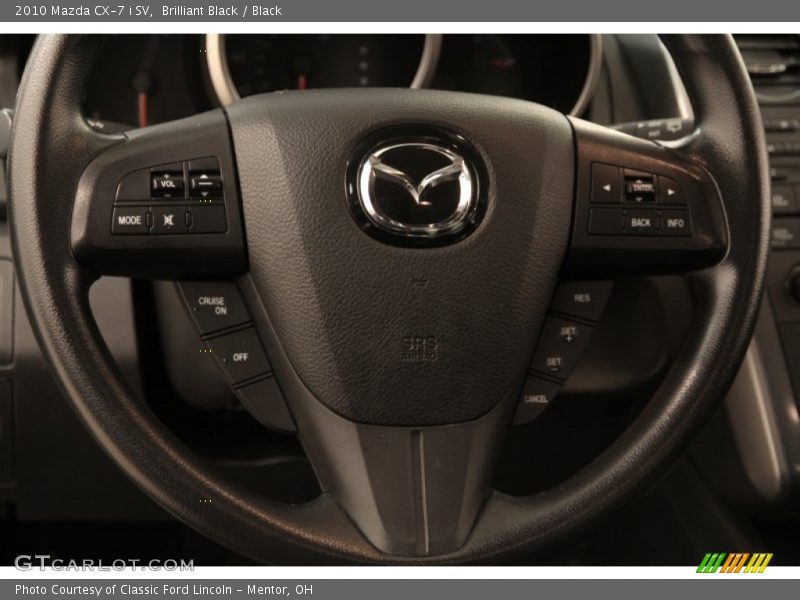 Brilliant Black / Black 2010 Mazda CX-7 i SV