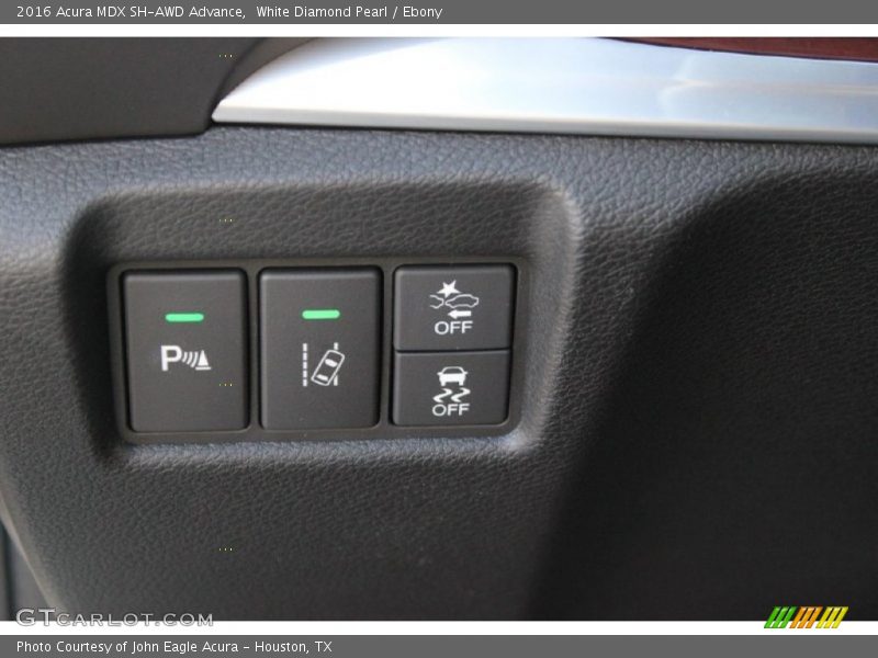 White Diamond Pearl / Ebony 2016 Acura MDX SH-AWD Advance