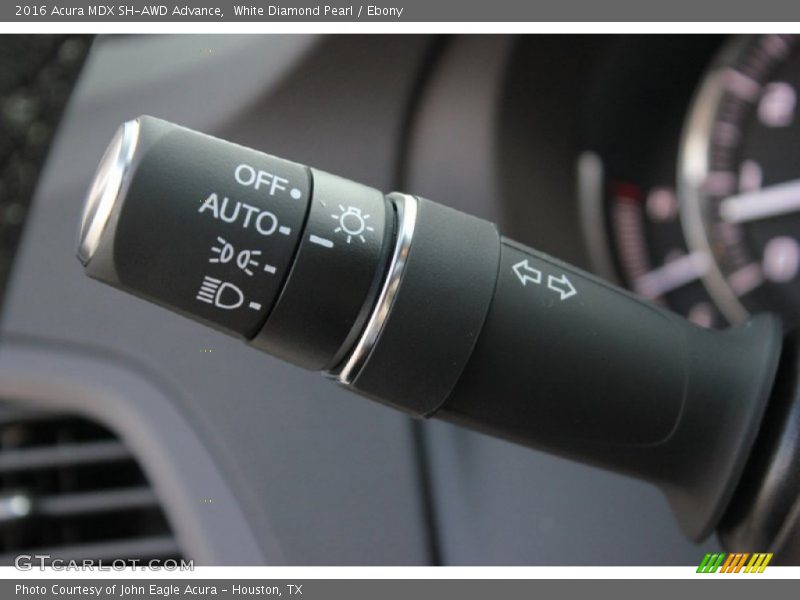 White Diamond Pearl / Ebony 2016 Acura MDX SH-AWD Advance
