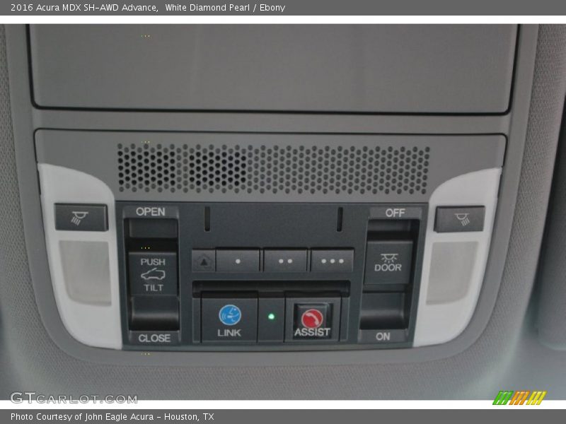 White Diamond Pearl / Ebony 2016 Acura MDX SH-AWD Advance