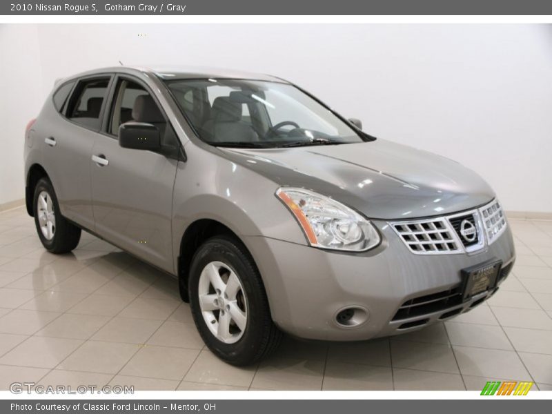 Gotham Gray / Gray 2010 Nissan Rogue S