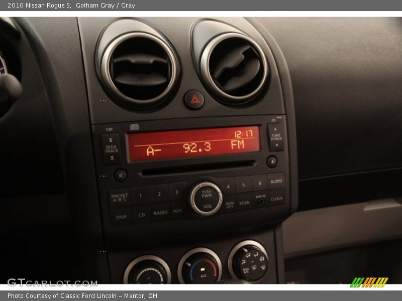 Gotham Gray / Gray 2010 Nissan Rogue S