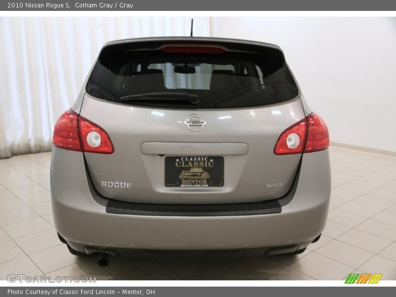 Gotham Gray / Gray 2010 Nissan Rogue S