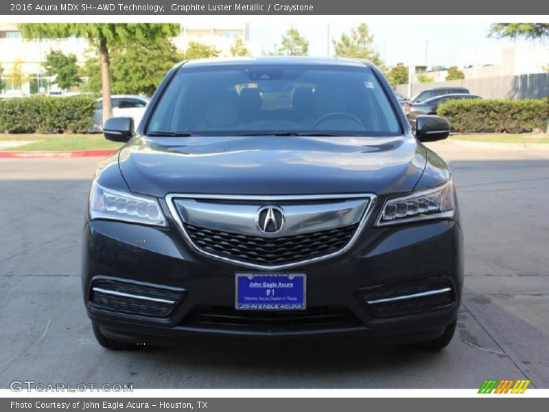 Graphite Luster Metallic / Graystone 2016 Acura MDX SH-AWD Technology