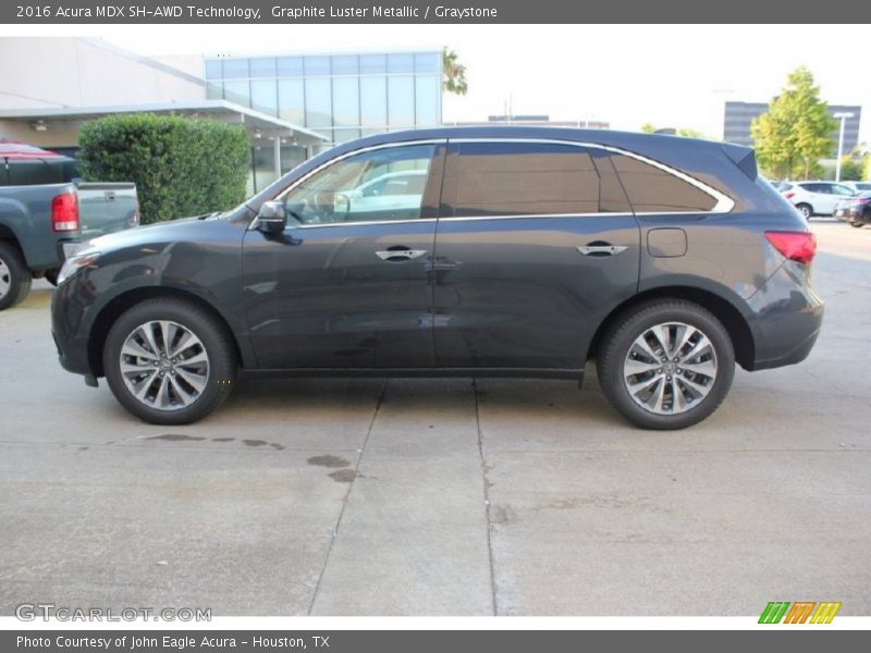 Graphite Luster Metallic / Graystone 2016 Acura MDX SH-AWD Technology