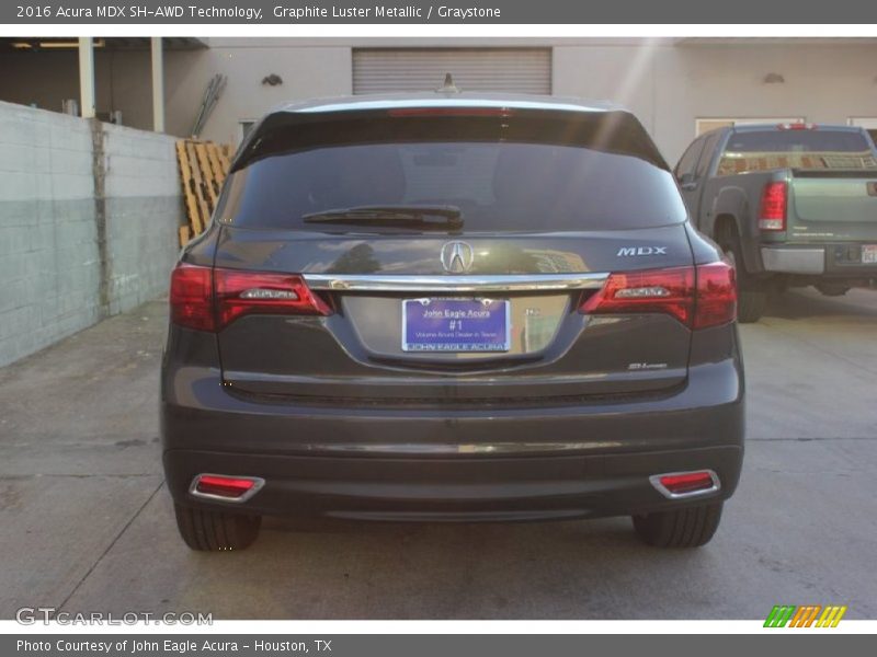 Graphite Luster Metallic / Graystone 2016 Acura MDX SH-AWD Technology