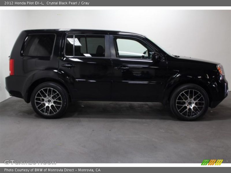 Crystal Black Pearl / Gray 2012 Honda Pilot EX-L