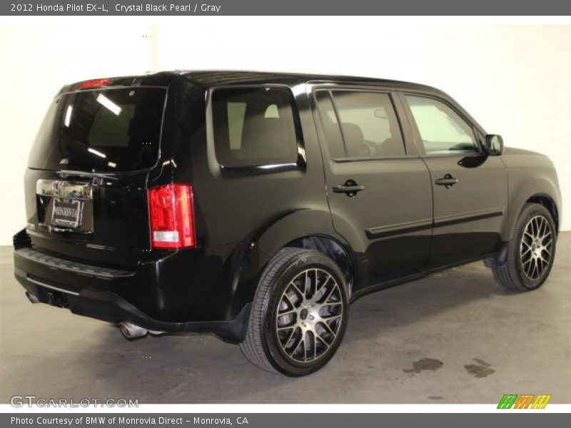 Crystal Black Pearl / Gray 2012 Honda Pilot EX-L