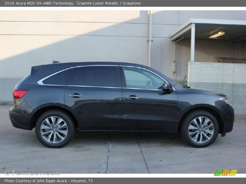 Graphite Luster Metallic / Graystone 2016 Acura MDX SH-AWD Technology