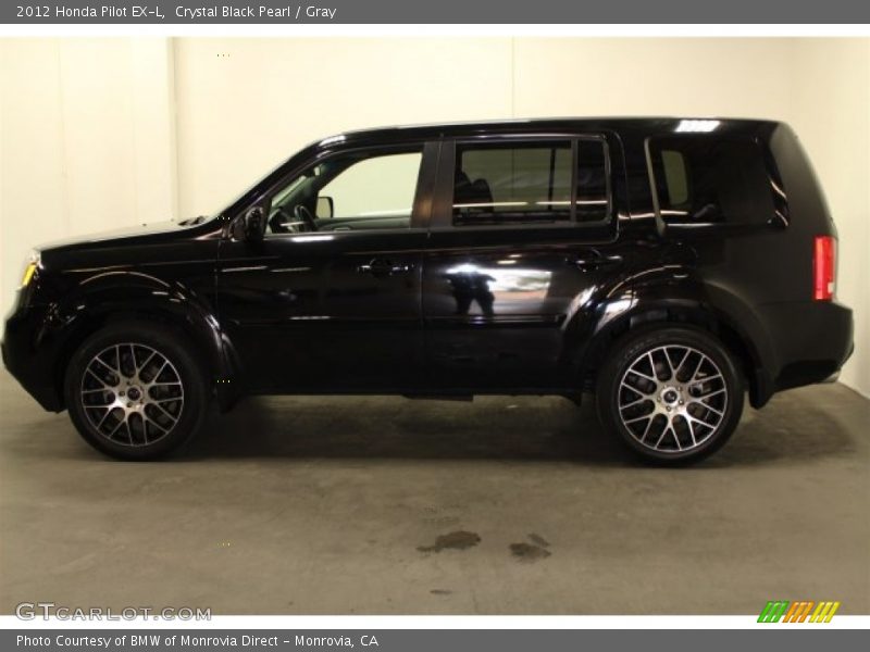 Crystal Black Pearl / Gray 2012 Honda Pilot EX-L