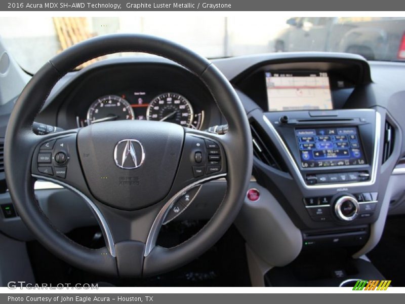 Graphite Luster Metallic / Graystone 2016 Acura MDX SH-AWD Technology