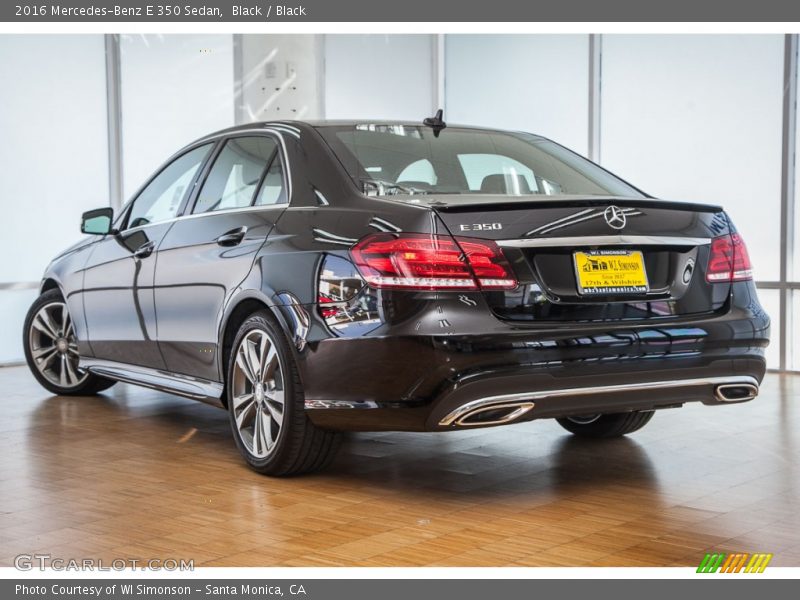Black / Black 2016 Mercedes-Benz E 350 Sedan