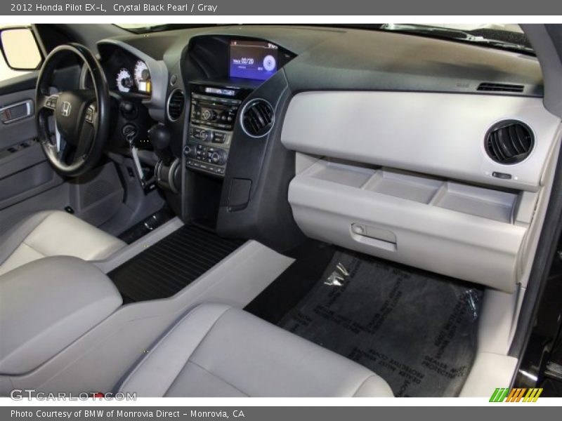 Crystal Black Pearl / Gray 2012 Honda Pilot EX-L