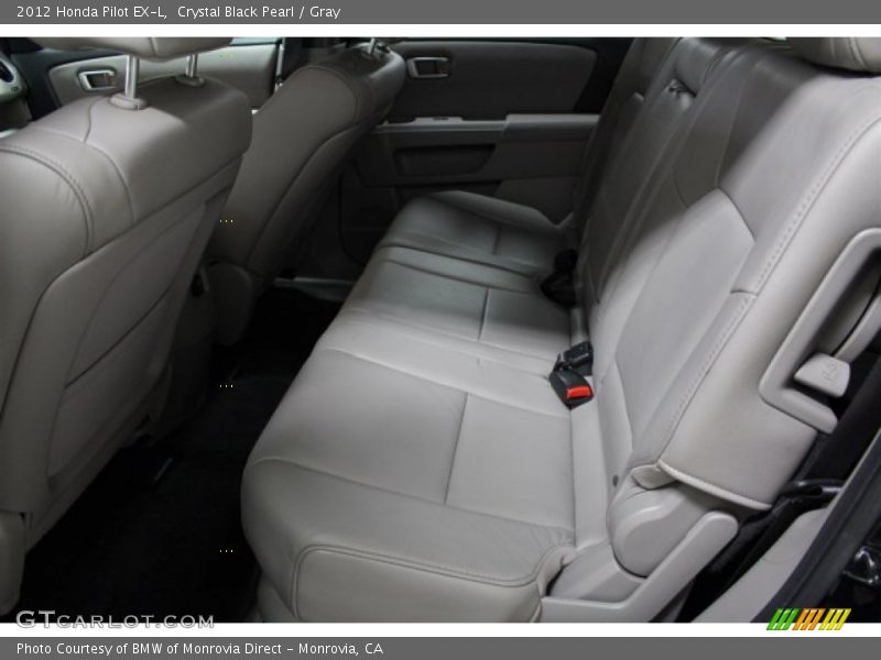 Crystal Black Pearl / Gray 2012 Honda Pilot EX-L