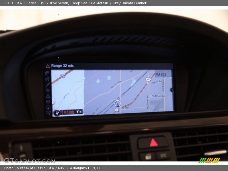 Deep Sea Blue Metallic / Gray Dakota Leather 2011 BMW 3 Series 335i xDrive Sedan