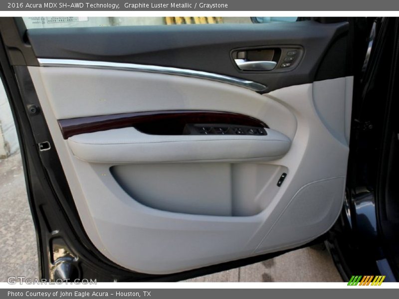 Graphite Luster Metallic / Graystone 2016 Acura MDX SH-AWD Technology