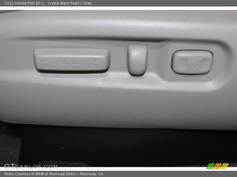Crystal Black Pearl / Gray 2012 Honda Pilot EX-L