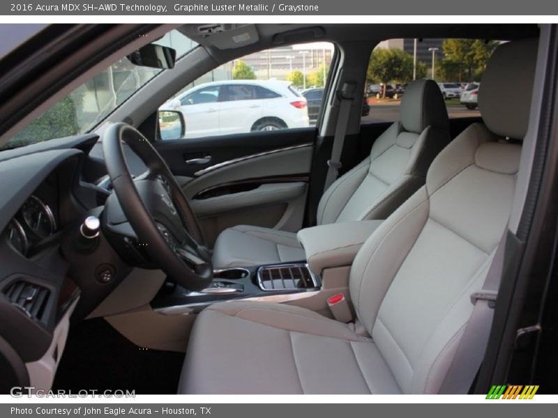 Graphite Luster Metallic / Graystone 2016 Acura MDX SH-AWD Technology