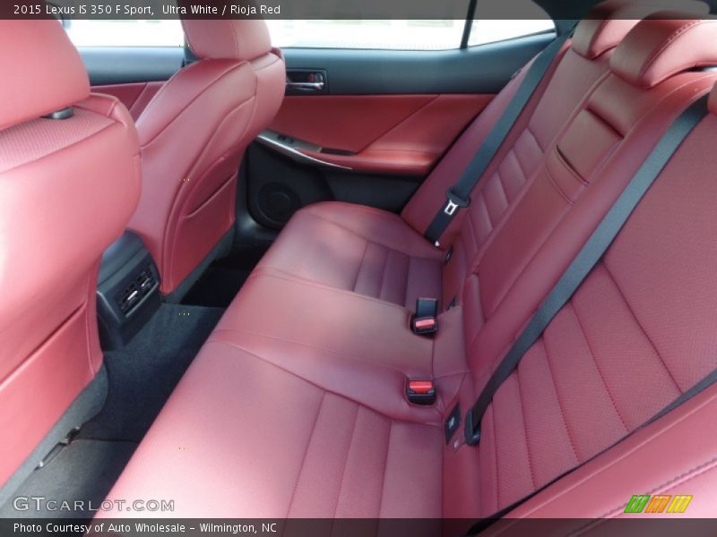 Rear Seat of 2015 IS 350 F Sport