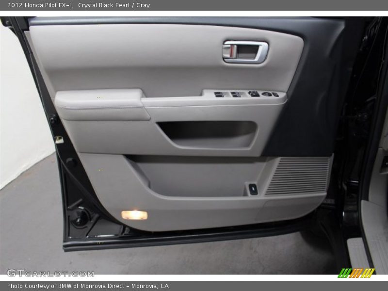 Crystal Black Pearl / Gray 2012 Honda Pilot EX-L